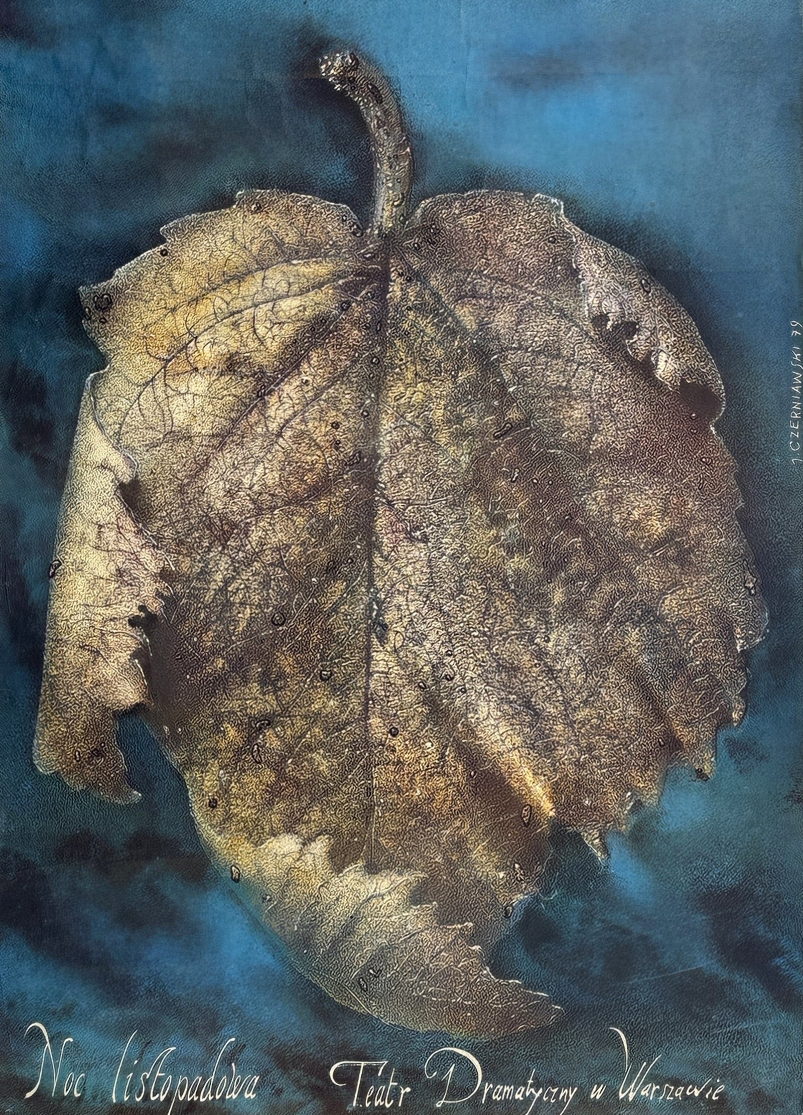 November Night, Teatr Dramatyczny - Authentic Vintage Poster