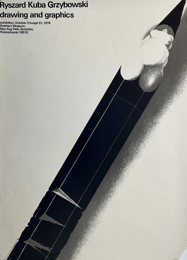 Drawings and Graphics Convention, Poland - Authentic Vintage Poster