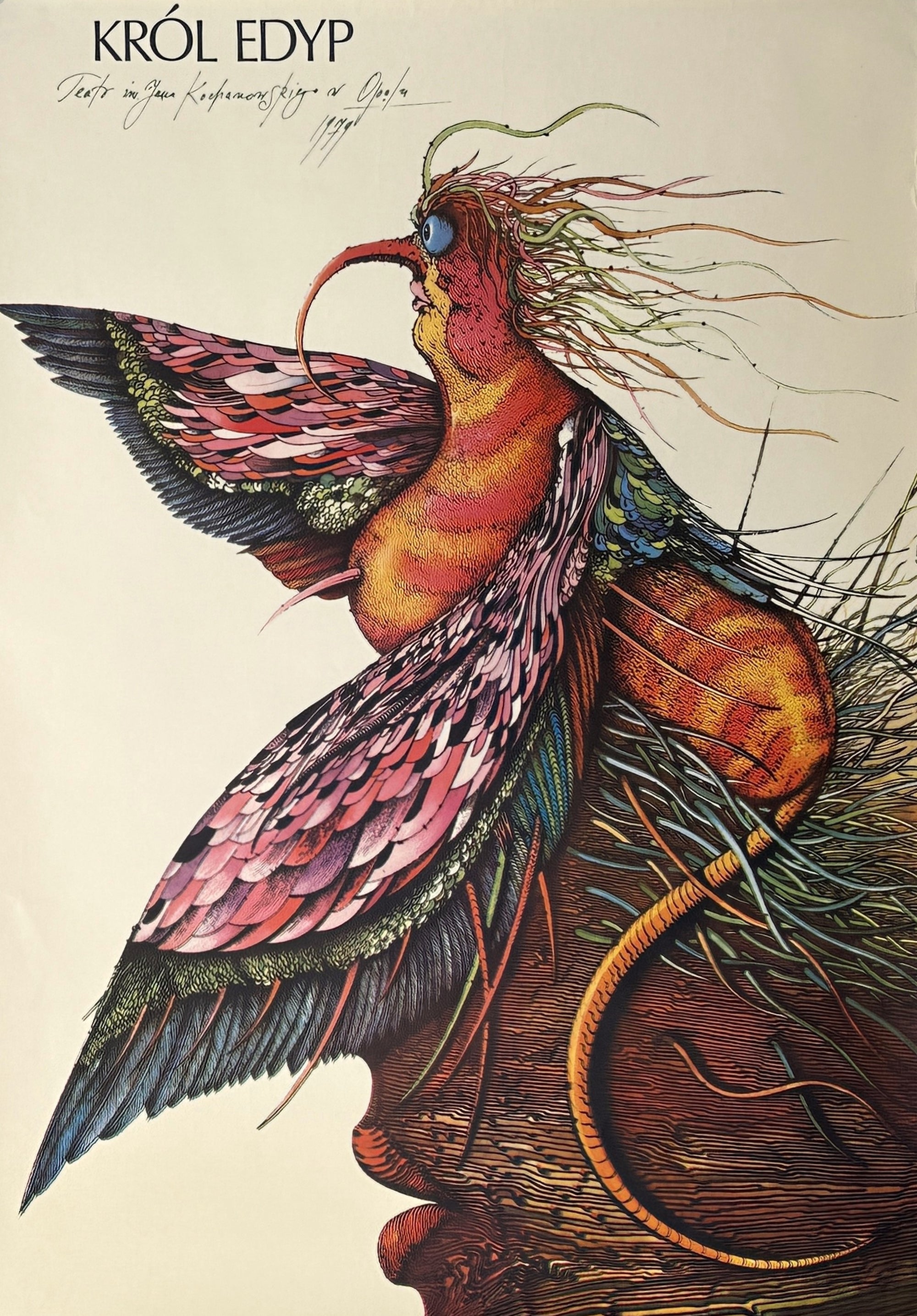 Oedipus King by Swierzy - Authentic Vintage Poster