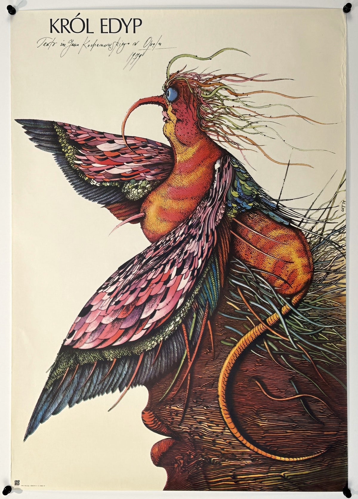 Oedipus King by Swierzy - Authentic Vintage Poster