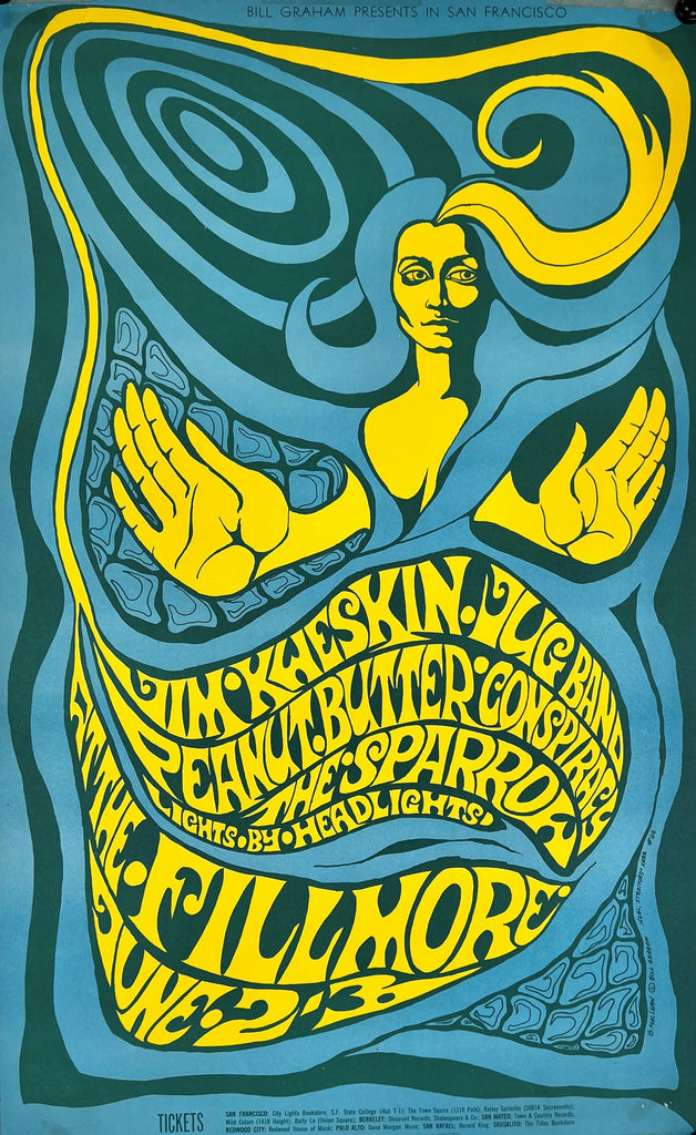 Original Vintage Poster - Peanut Butter Conspiracy- BG-66