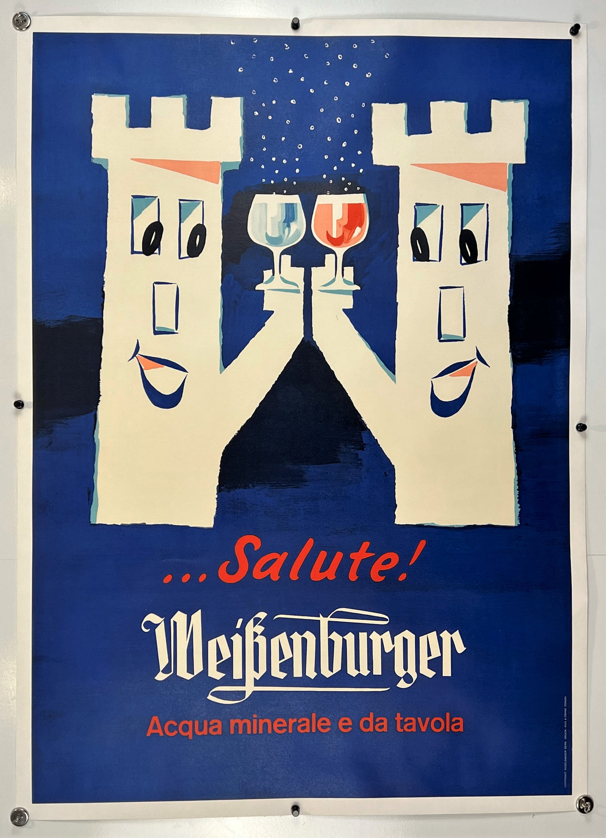 Weissenburger Water - Authentic Vintage Poster