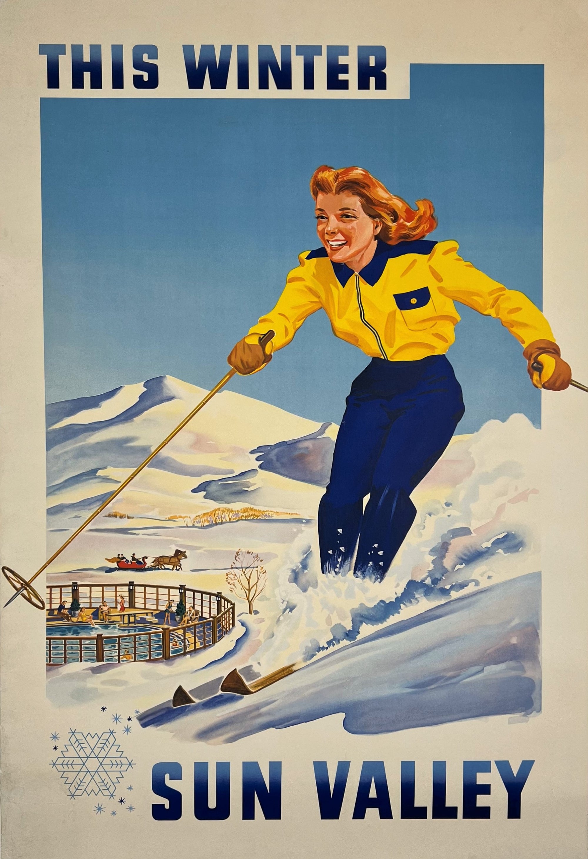 Sun Valley - Authentic Vintage Poster