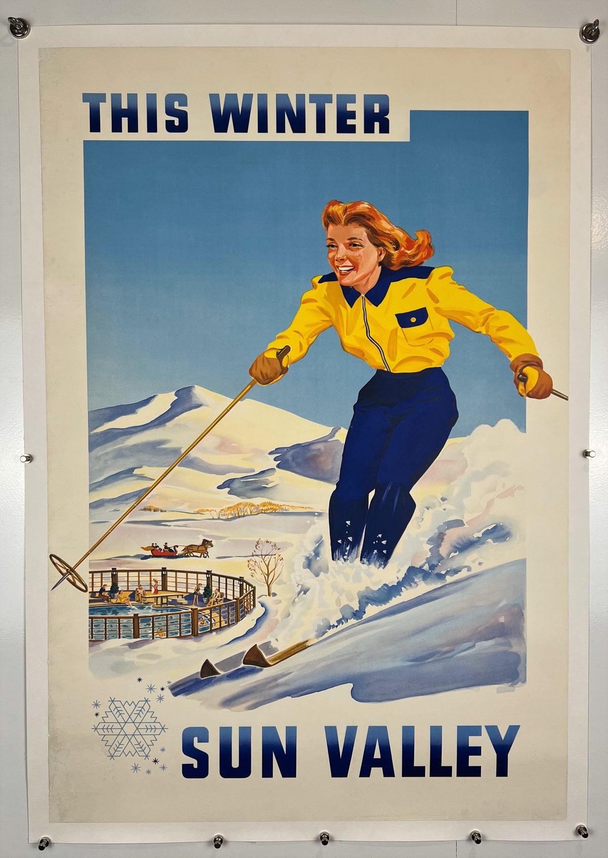 Sun Valley - Authentic Vintage Poster