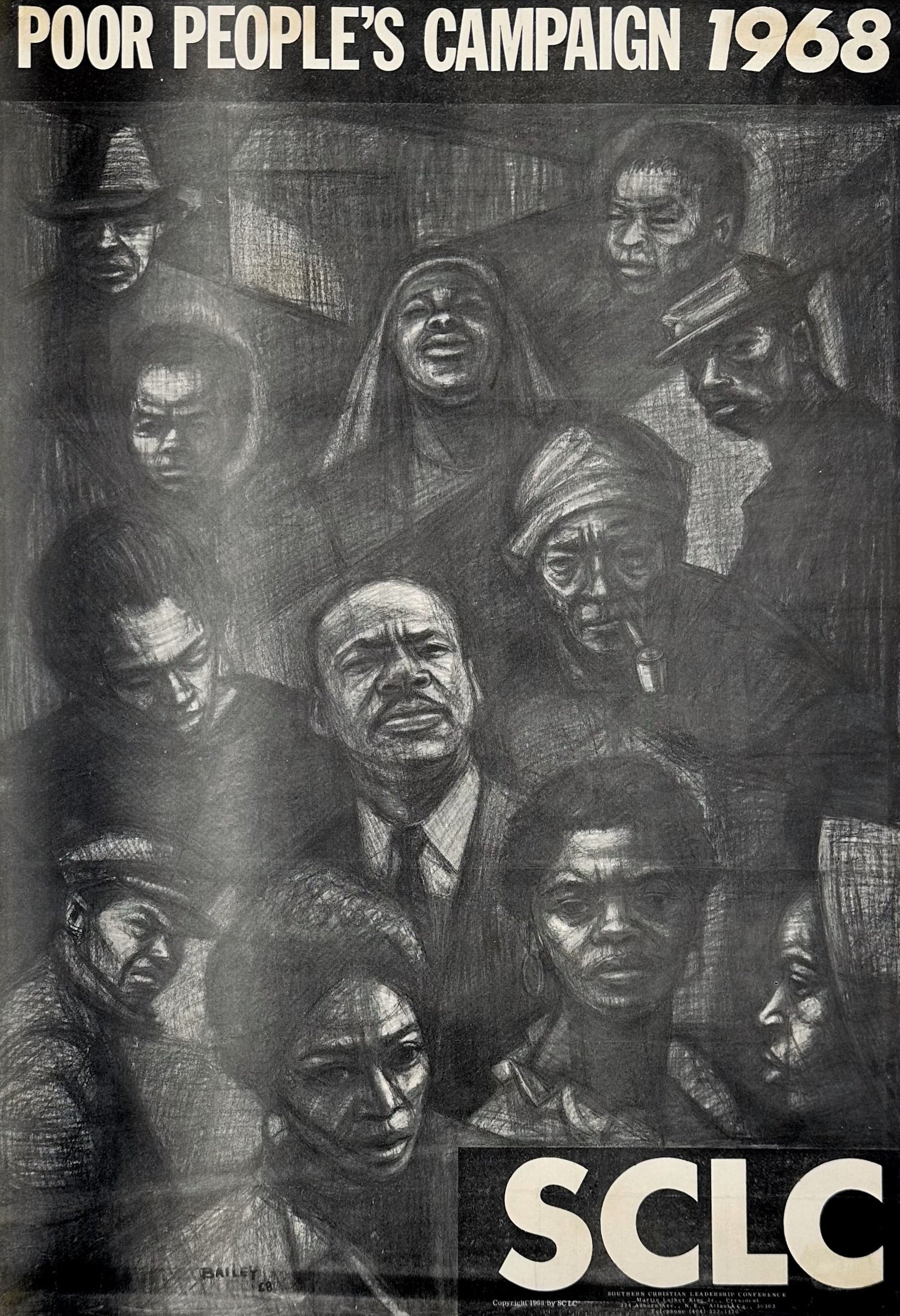 Poor People's Campaign-Martin Luther King Jr. - Authentic Vintage Poster