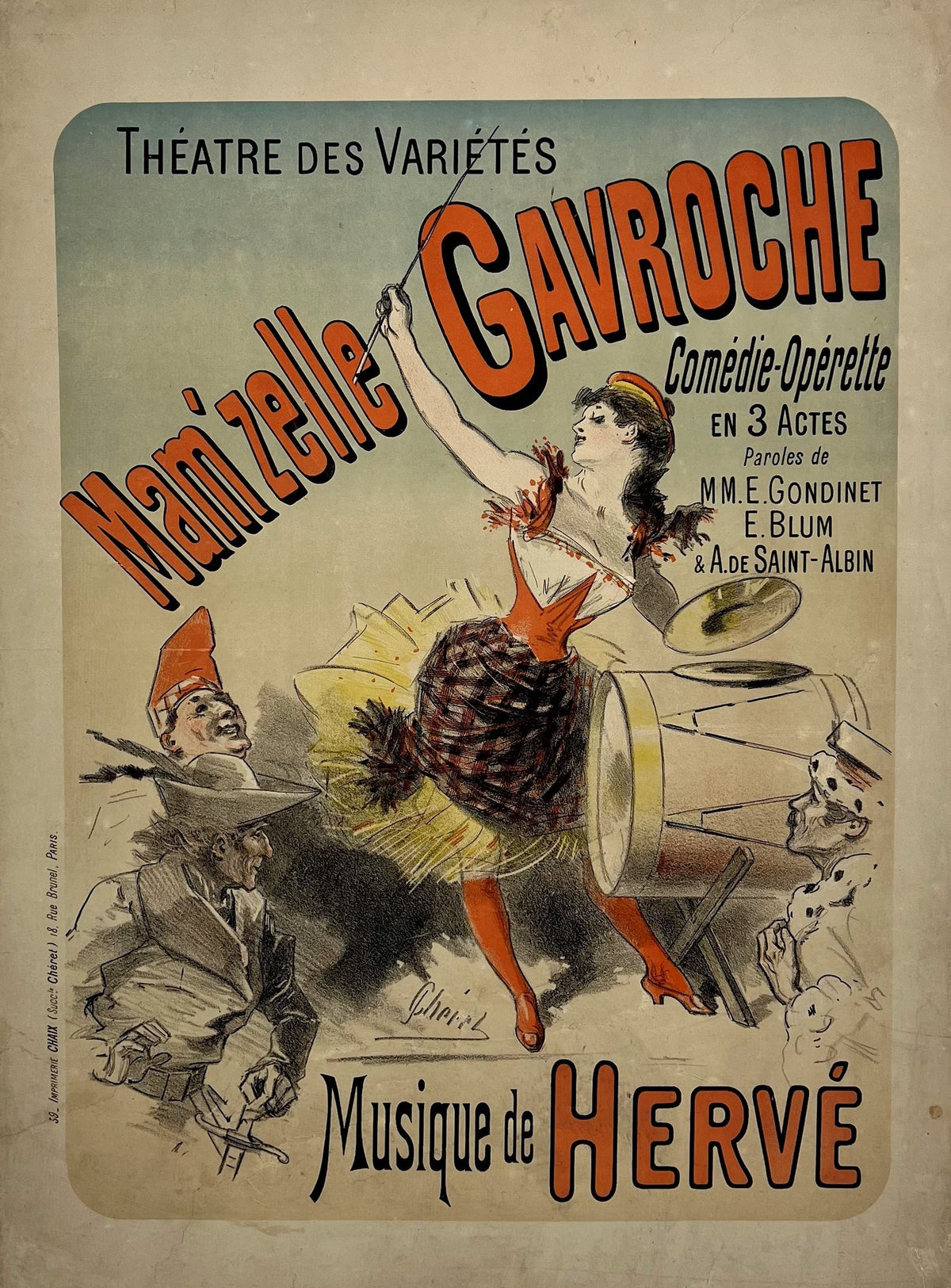 Mam&#39;zelle Gavroche - Authentic Vintage Poster