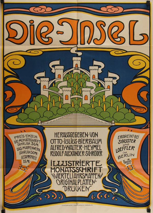 Die-Insel by Emil Rudolph Weiss - Authentic Vintage Poster