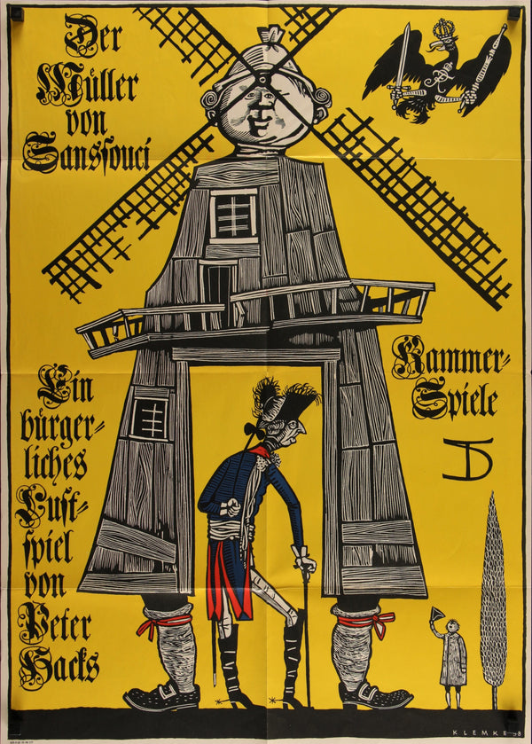 The Miller by Werner Klemke - Authentic Vintage Poster