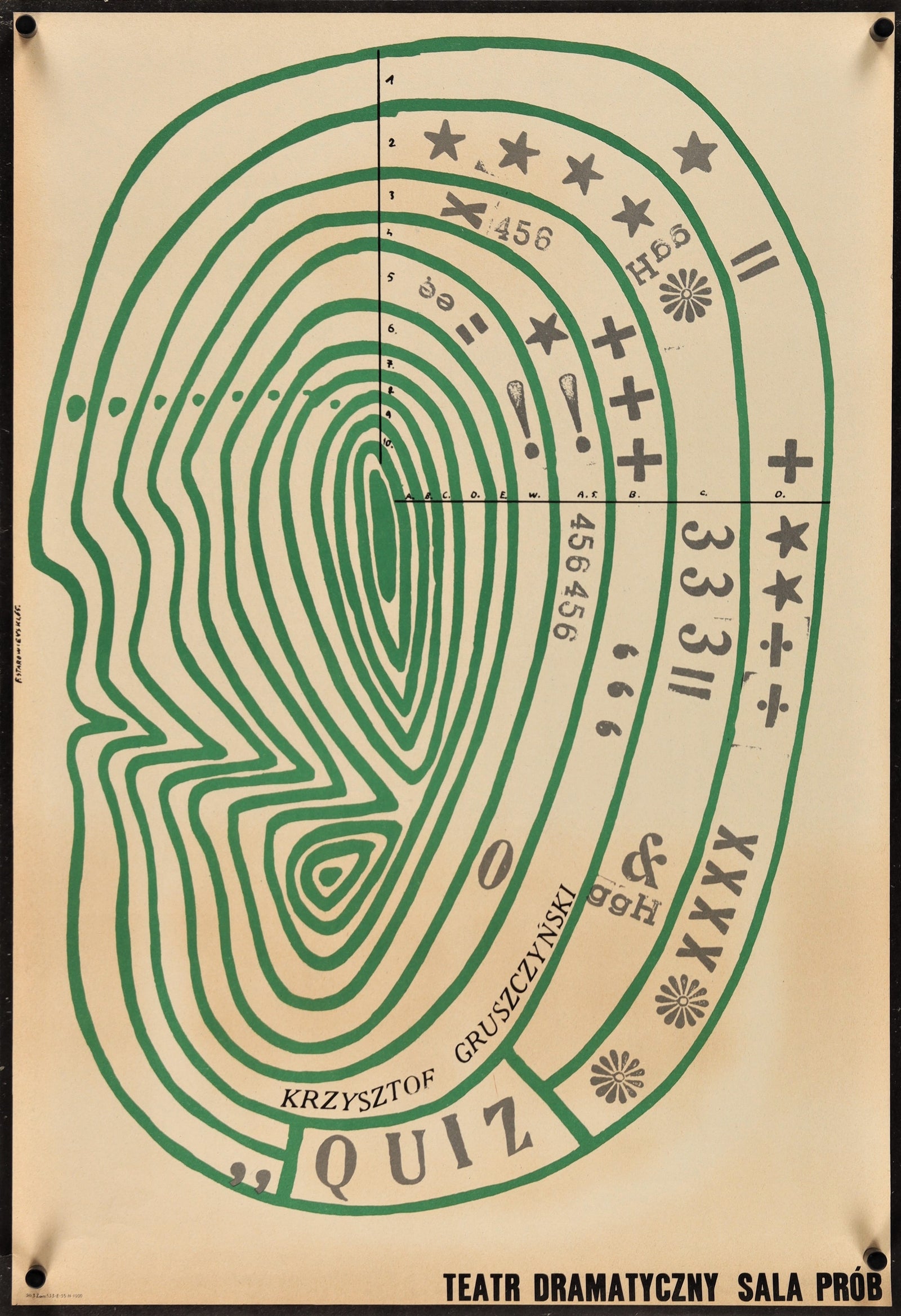 Quiz - Authentic Vintage Poster