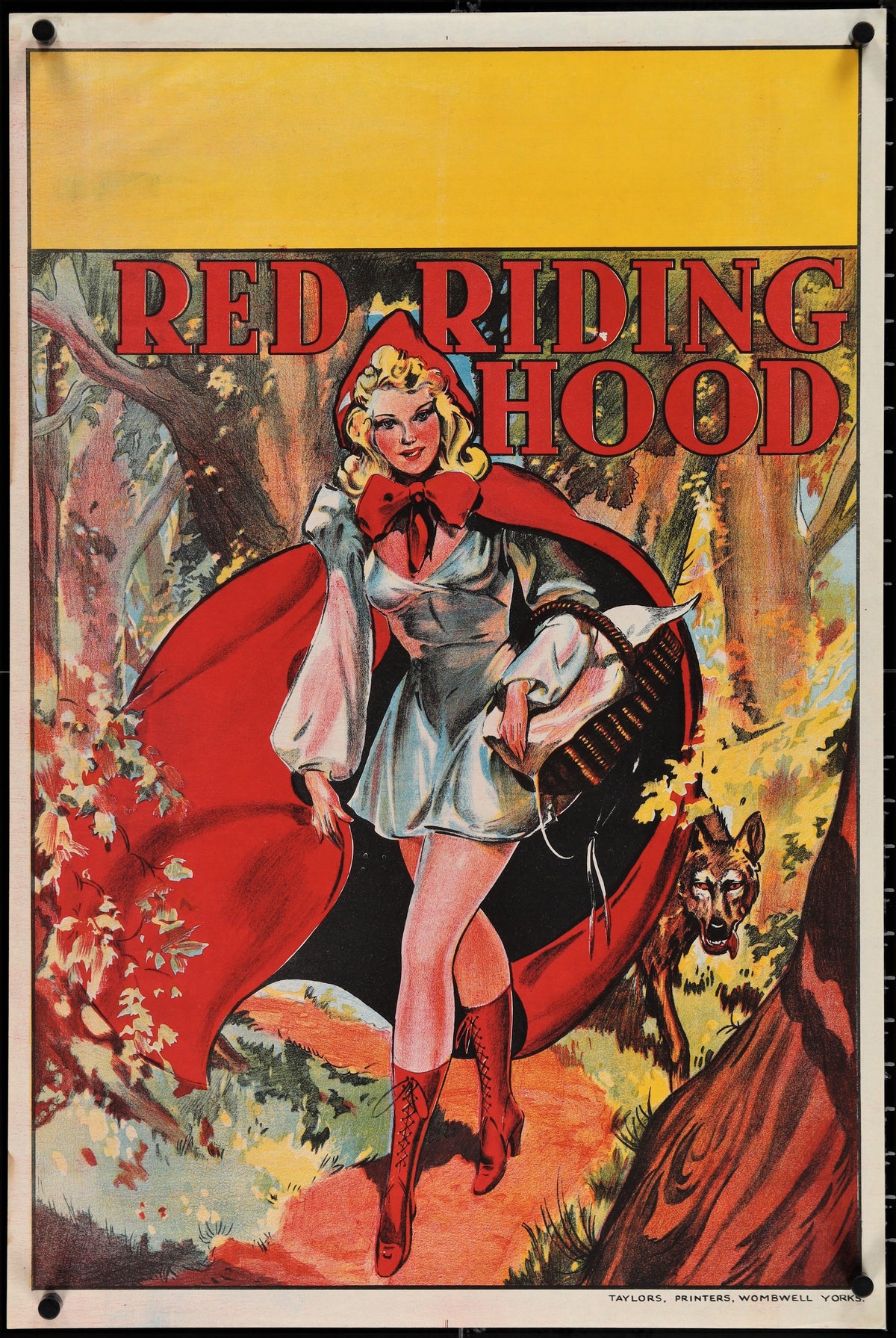 Red Riding Hood - Authentic Vintage Poster