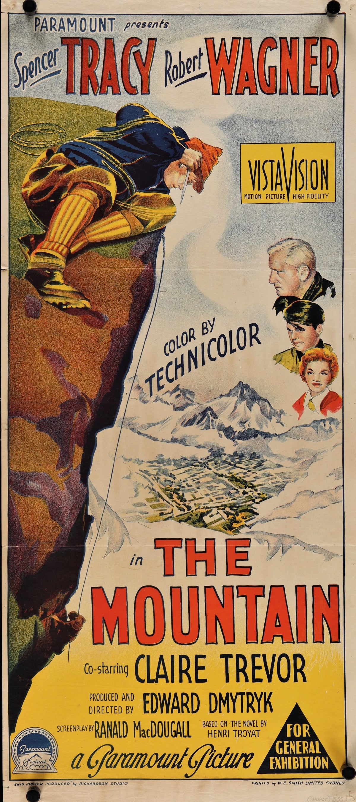 The Mountain - Authentic Vintage Poster