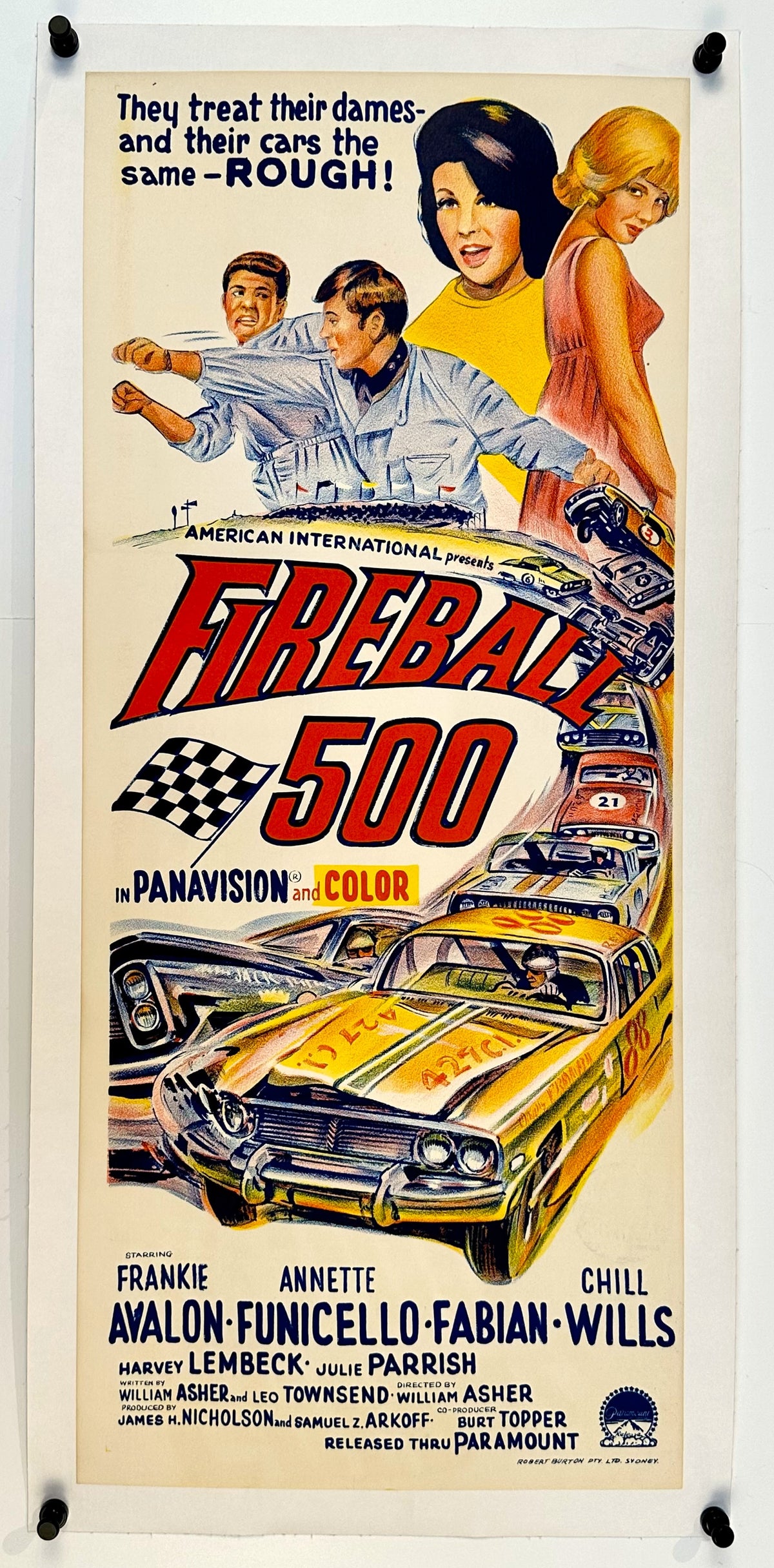 Fireball 500 - Authentic Vintage Poster