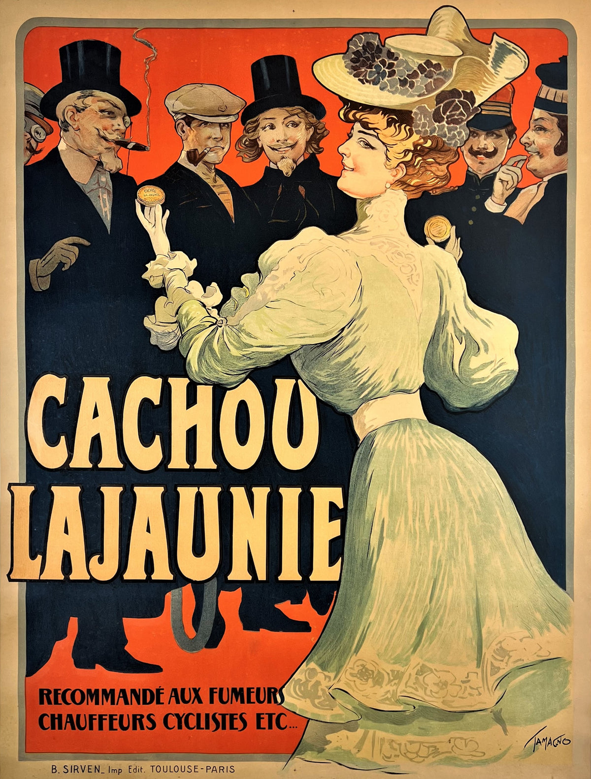 Cachou LaJaunie - Authentic Vintage Poster