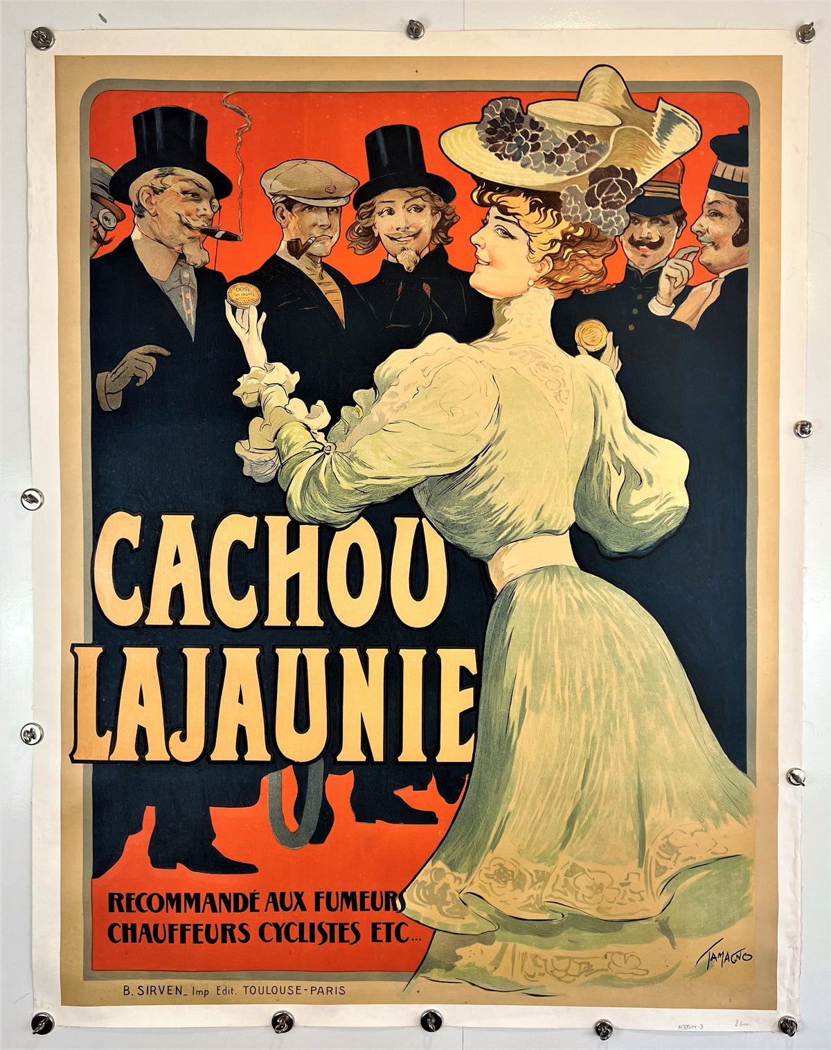 Cachou LaJaunie - Authentic Vintage Poster