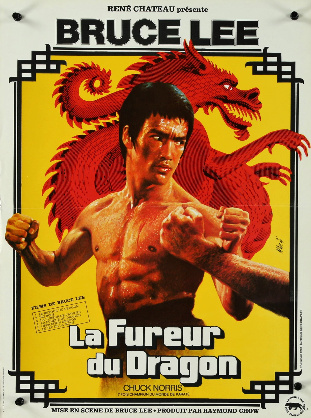 Bruce Lee Dragon - Authentic Vintage Poster