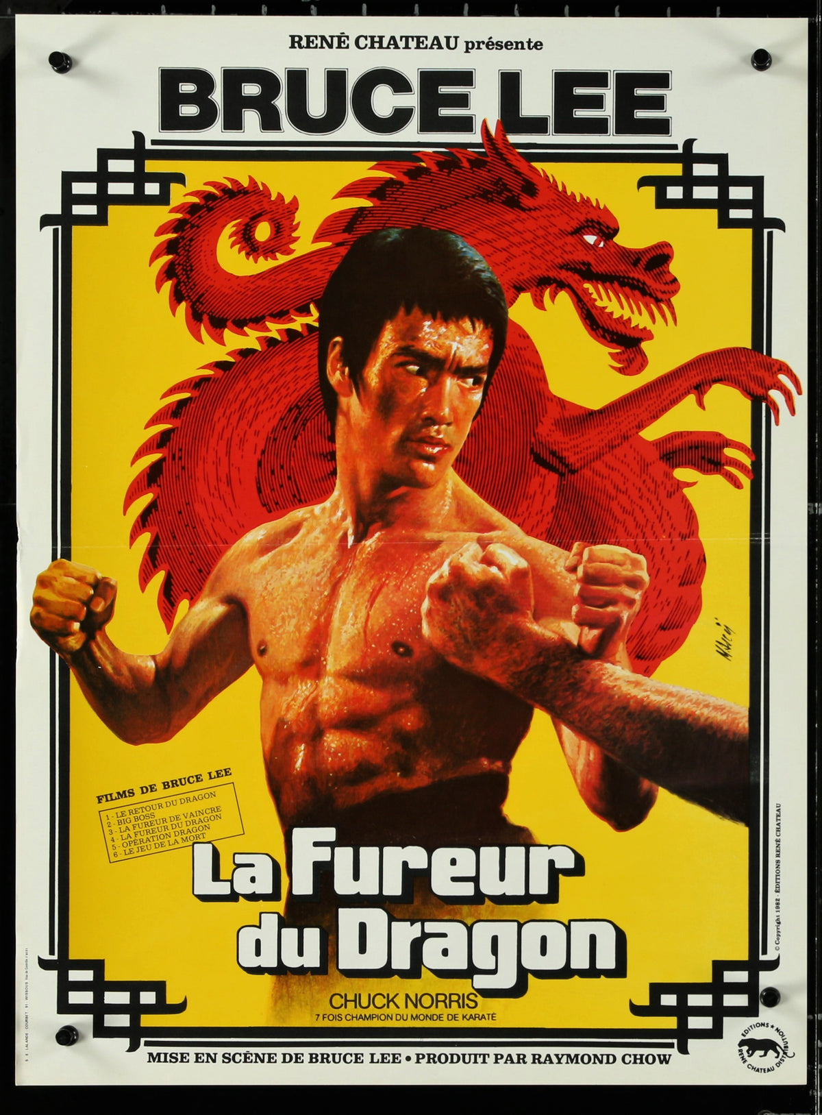 Bruce Lee Dragon - Authentic Vintage Poster
