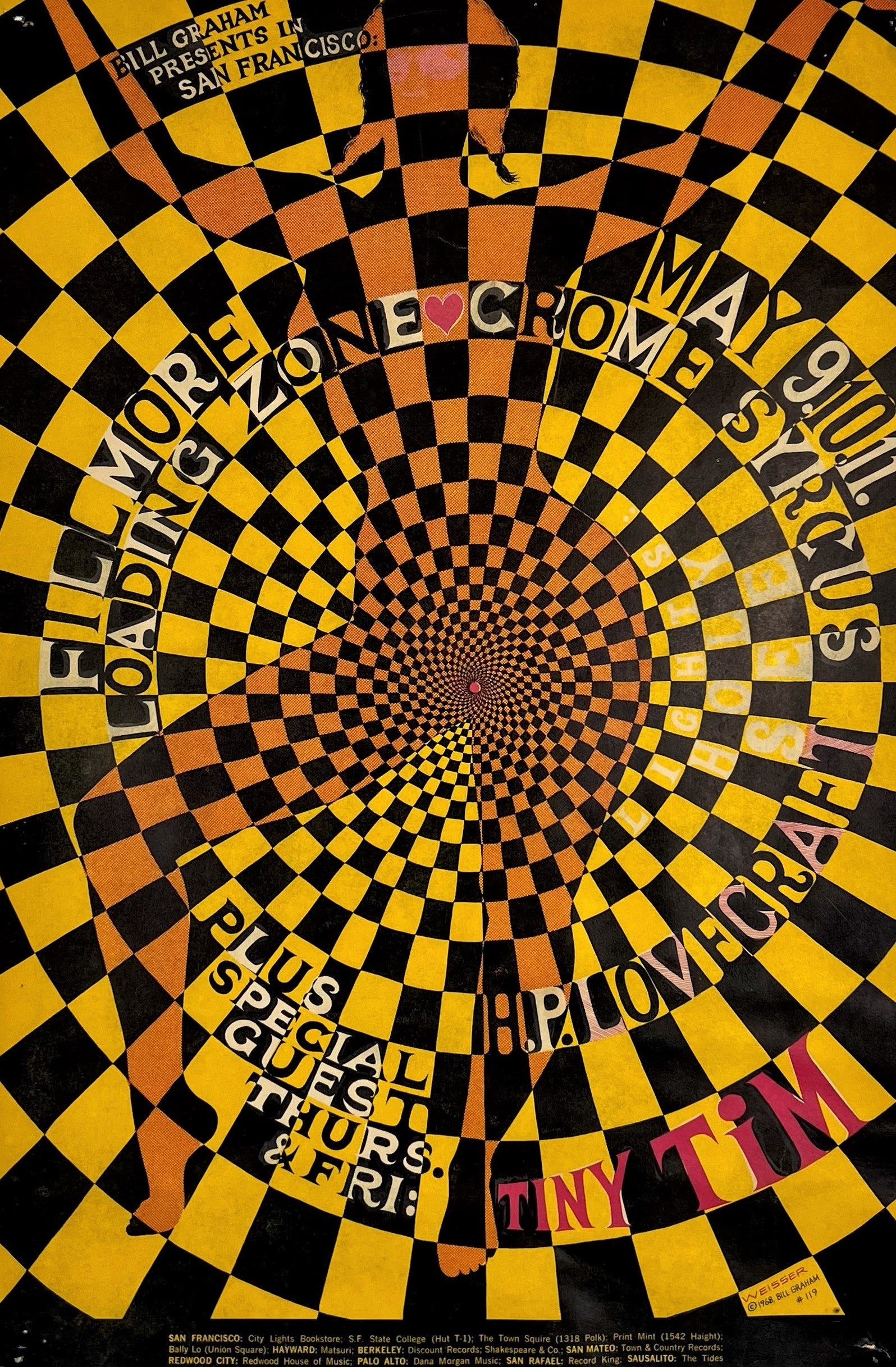 Loading Zone- Fillmore Auditorium BG-119 - Authentic Vintage Poster