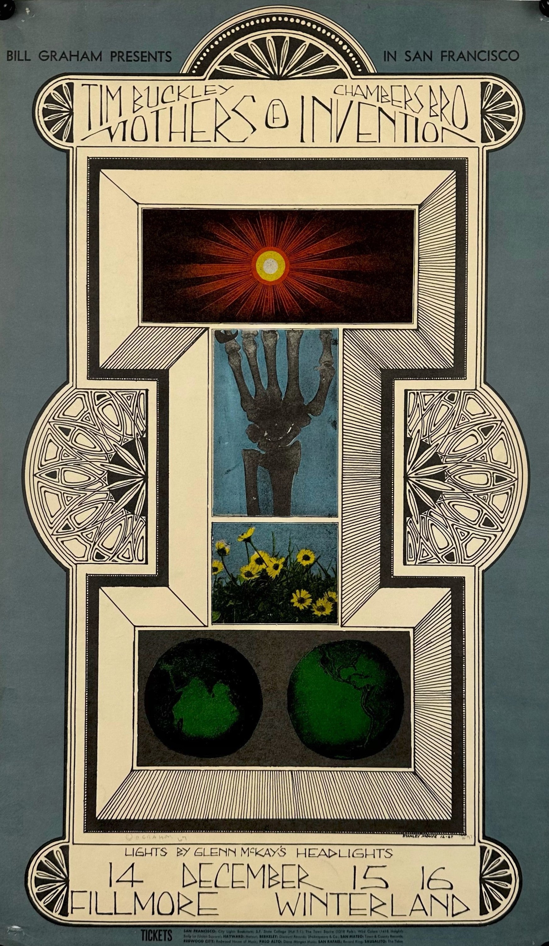 Mothers of Intervention BG-97 - Authentic Vintage Poster