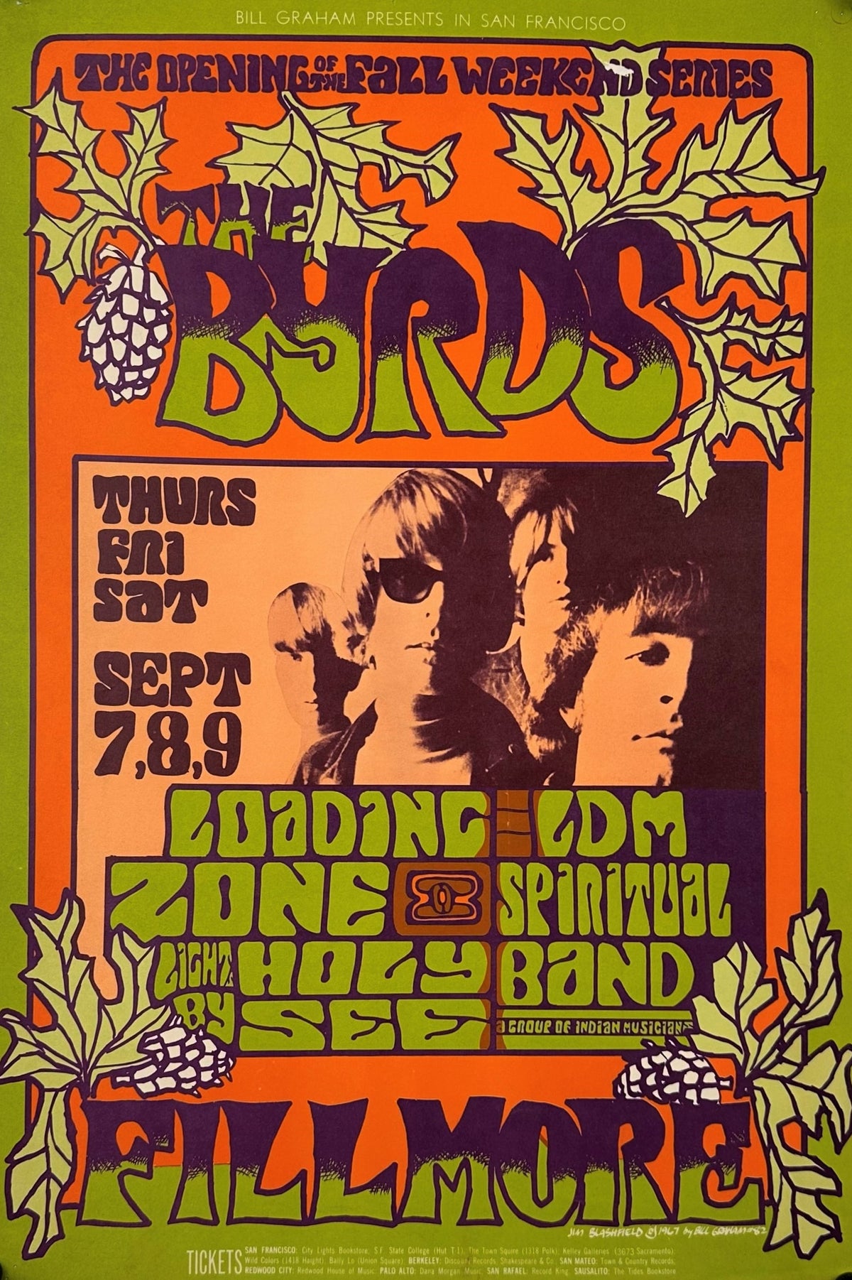 Byrds BG-82 - Authentic Vintage Poster