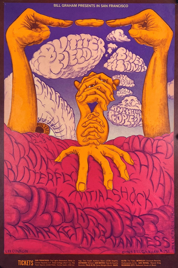 Santana, Butterfield Blues Band- BG-131 - Authentic Vintage Poster