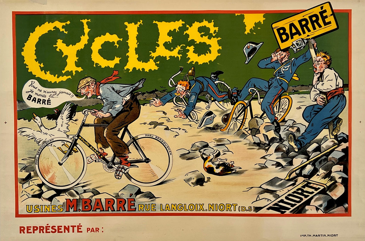 Cycles Lorette - Authentic Vintage Poster