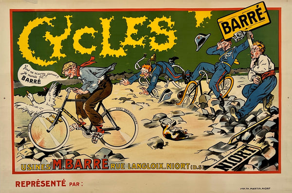 Cycles Barré - Authentic Vintage Poster