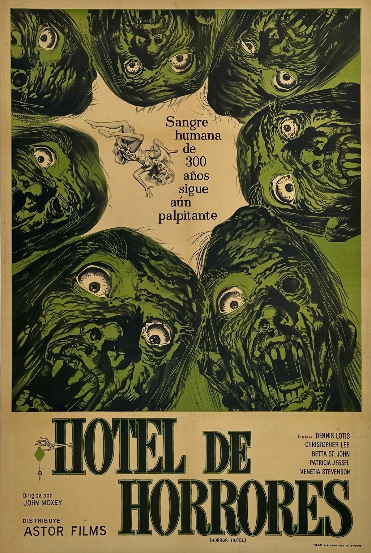 Hotel of Horrores- Argentinian Release - Authentic Vintage Poster