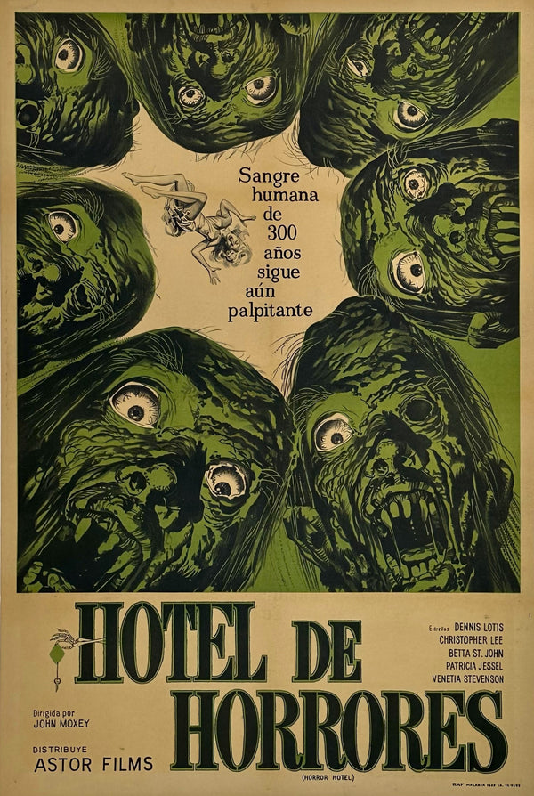 Hotel de Horrores- Argentinian Release - Authentic Vintage Poster