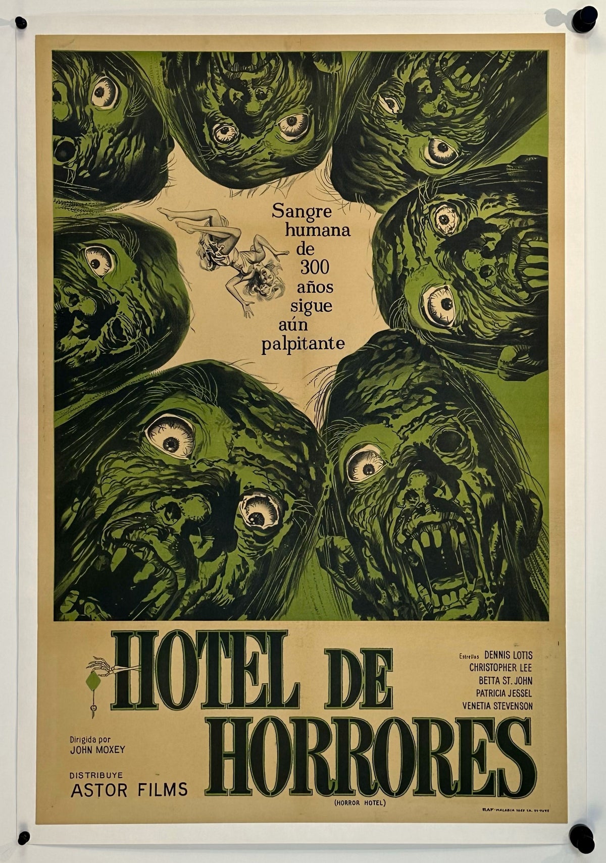 Hotel of Horrores- Argentinian Release - Authentic Vintage Poster