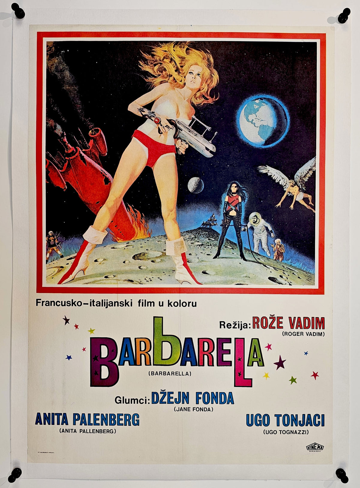 Barbarella- Yugoslavian Release - Authentic Vintage Poster
