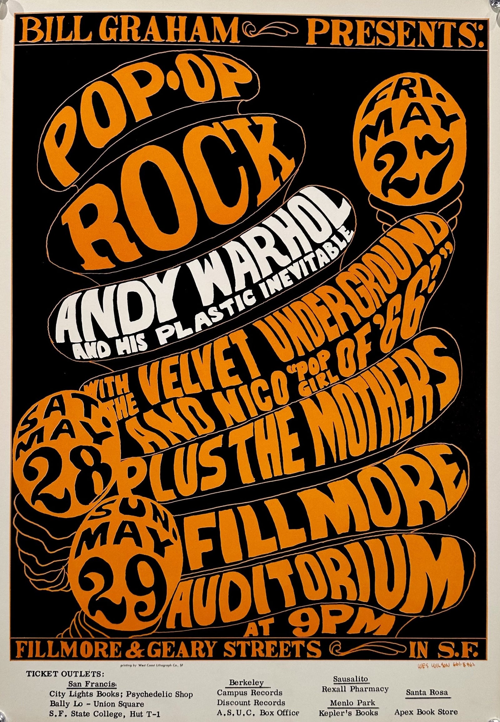 Andy Warhol BG - Authentic Vintage Poster