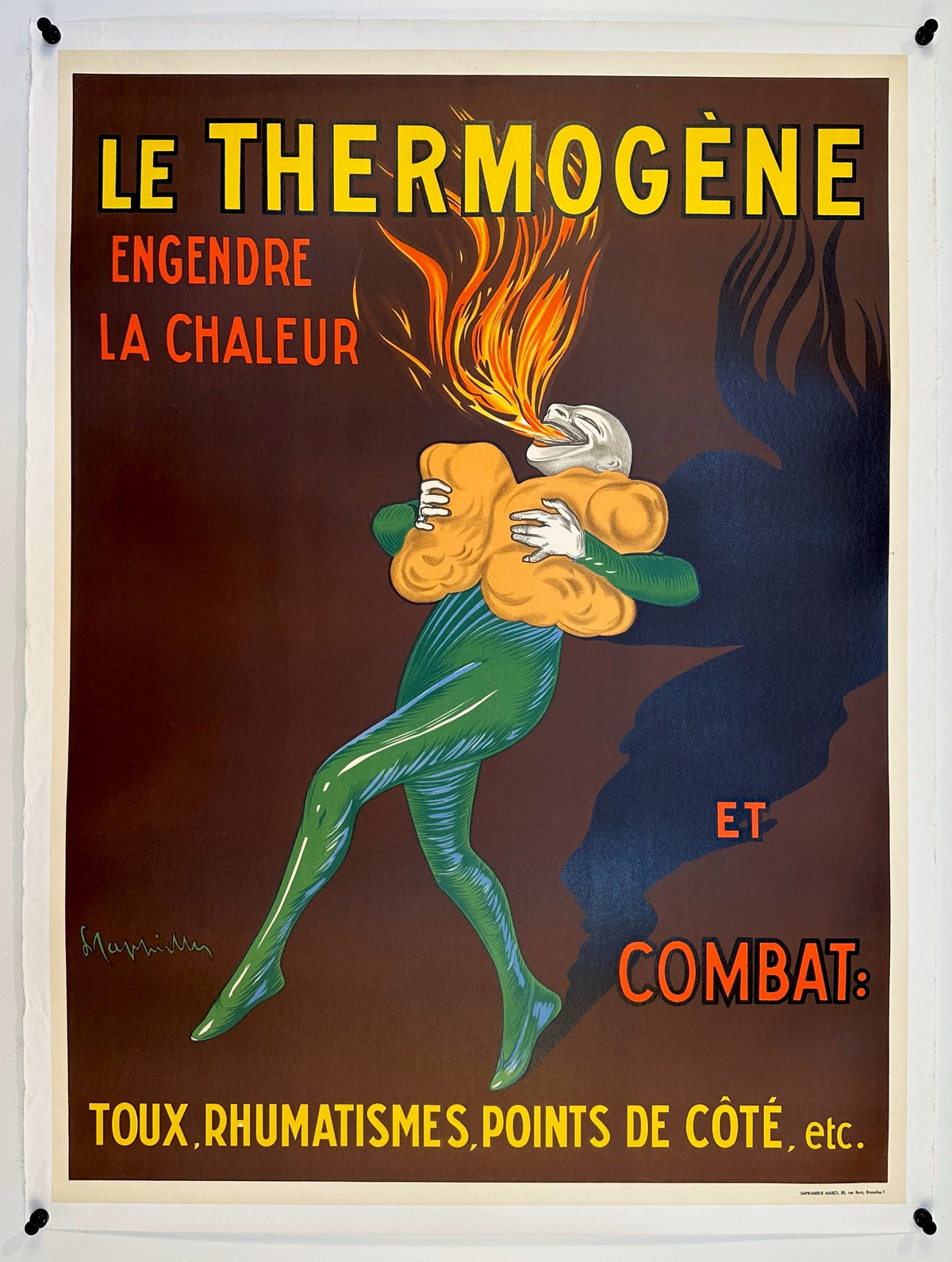 Le Thermogene by Leonetto Cappiello - Authentic Vintage Poster