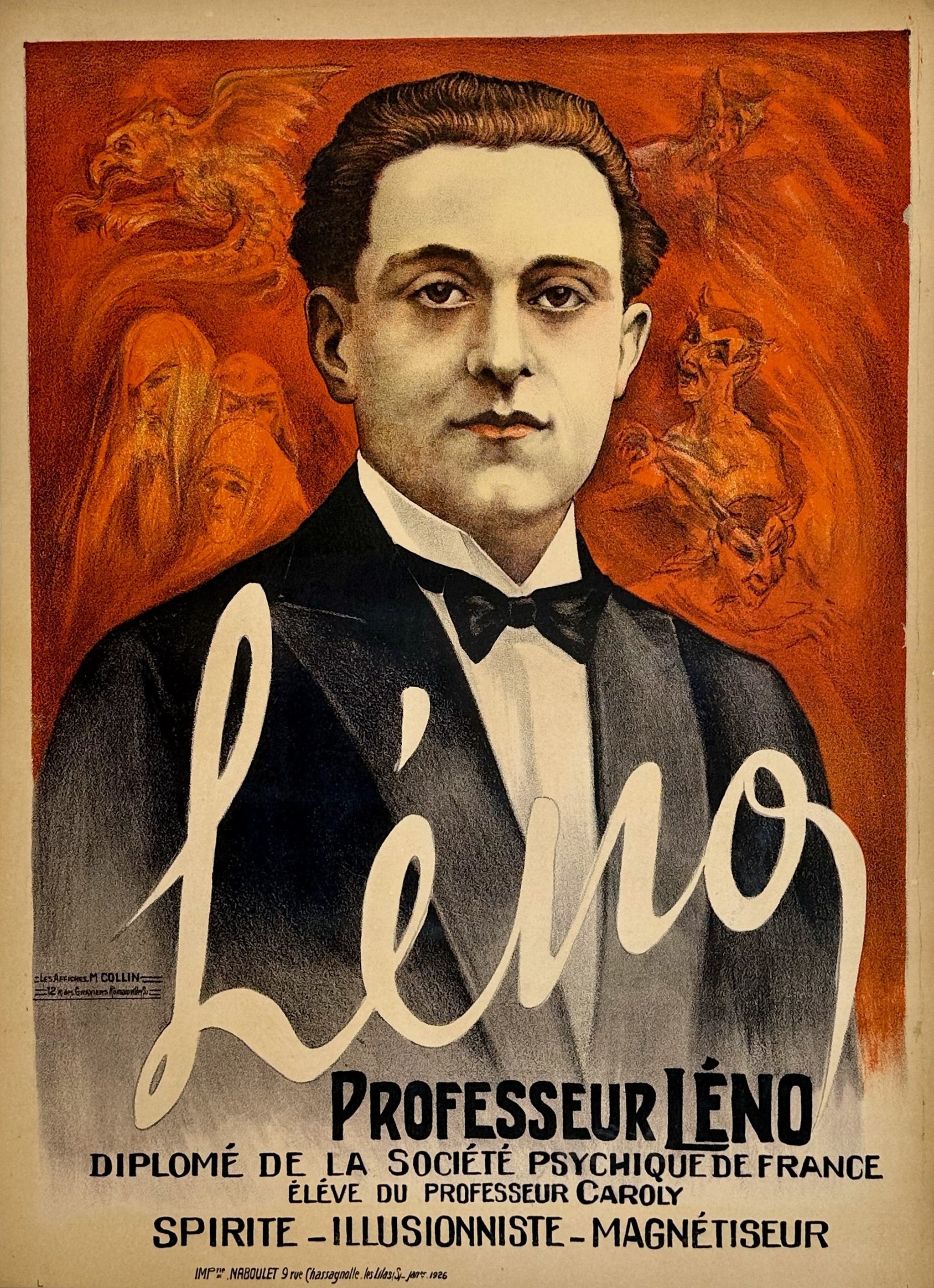 Professeur Lèno, Original Vintage Poster - Authentic Vintage Posters