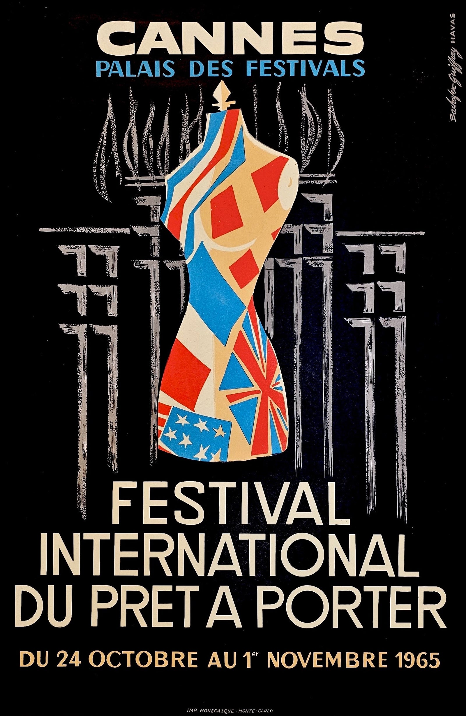 Festival International du Prêt à Porter - Authentic Vintage Poster
