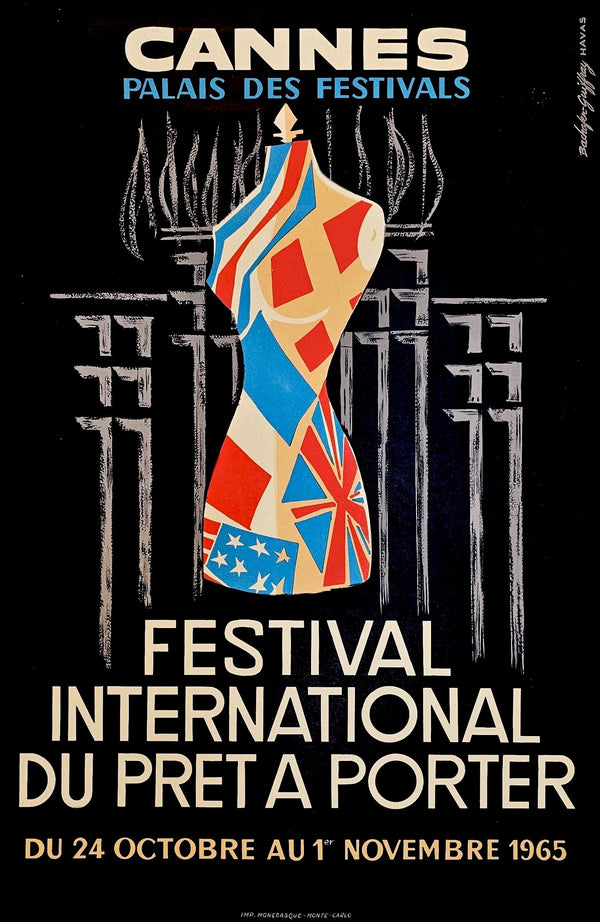 Festival International du Prêt à Porter - Authentic Vintage Poster