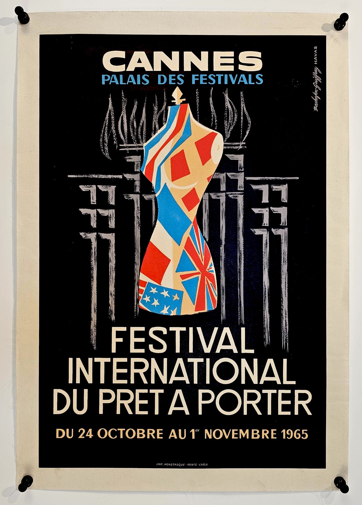 Festival International du Prêt à Porter - Authentic Vintage Poster