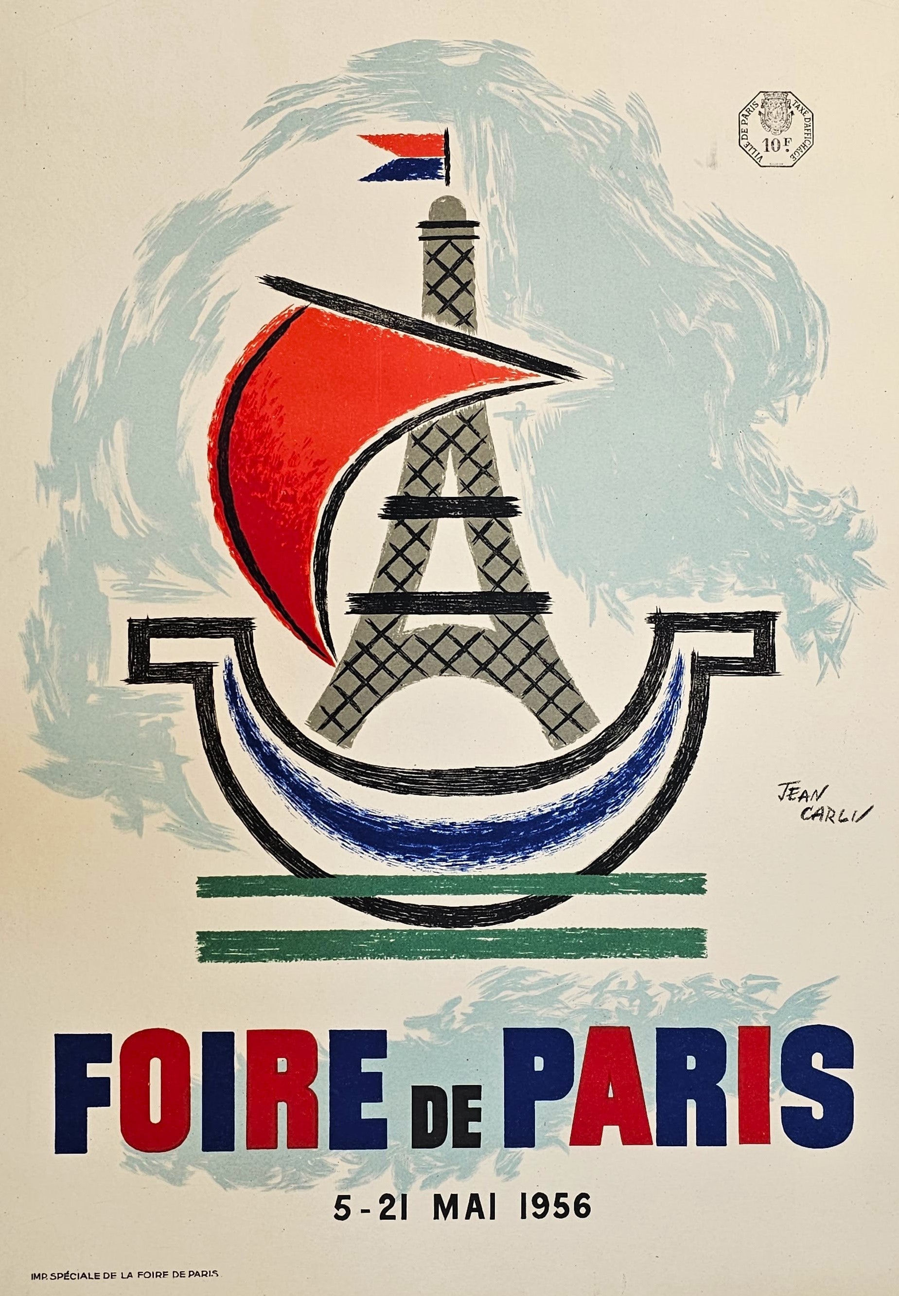 Foire de Paris Mai - Authentic Vintage Poster