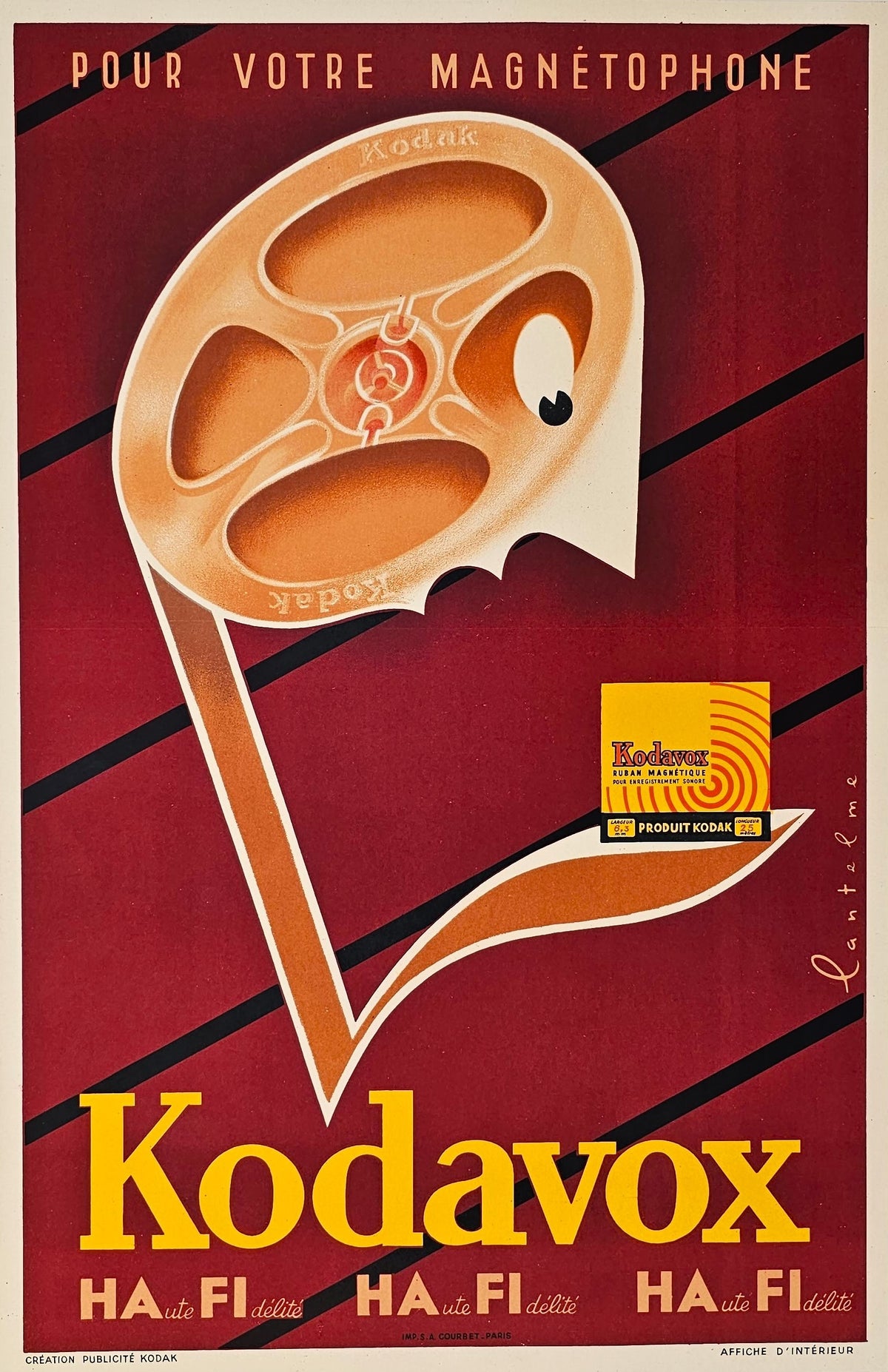 Kodavox - Authentic Vintage Poster