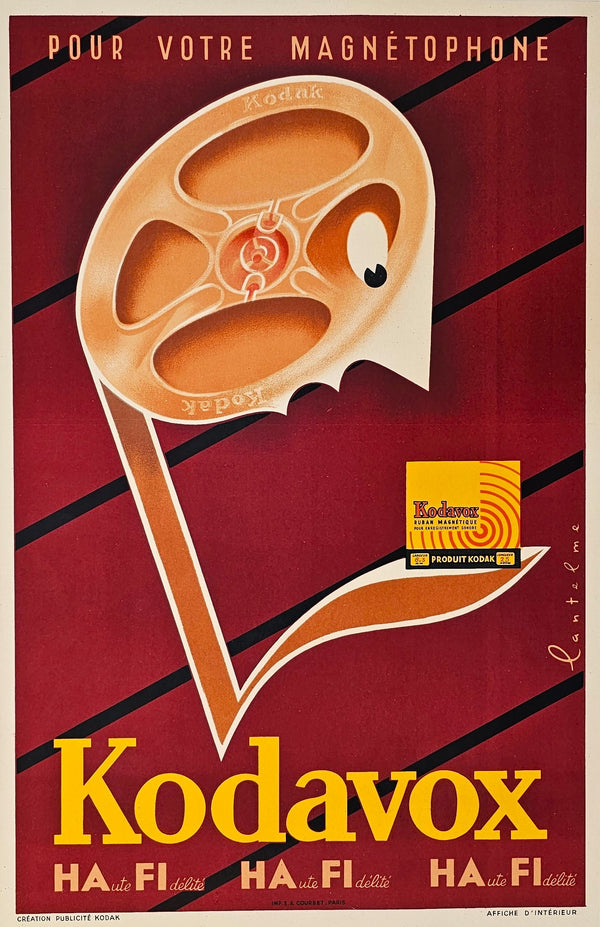 Kodavox by Kodak - Authentic Vintage Poster
