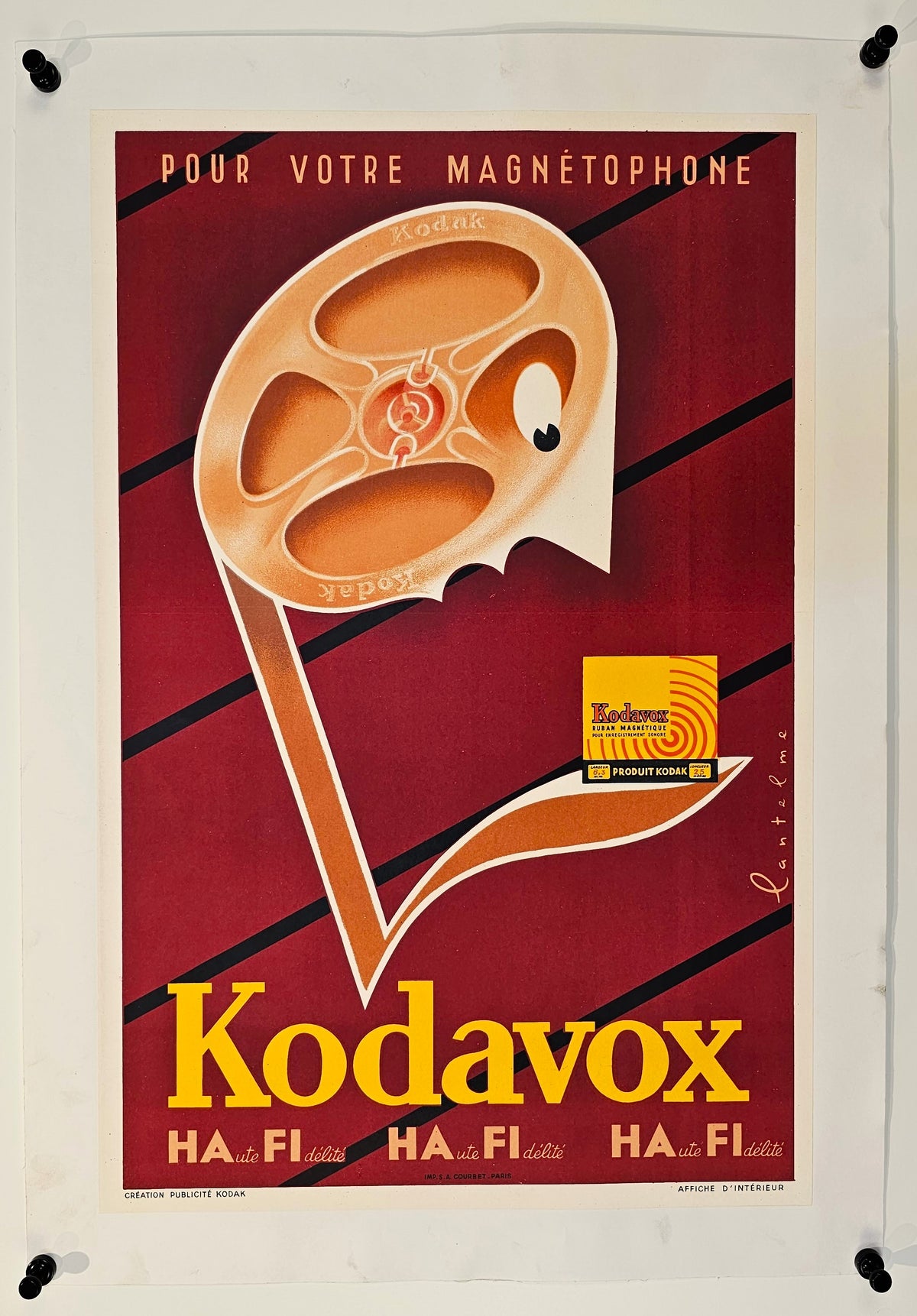 Kodavox - Authentic Vintage Poster