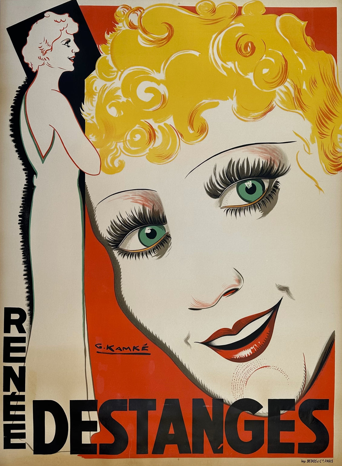 Renée Destanges - Authentic Vintage Poster