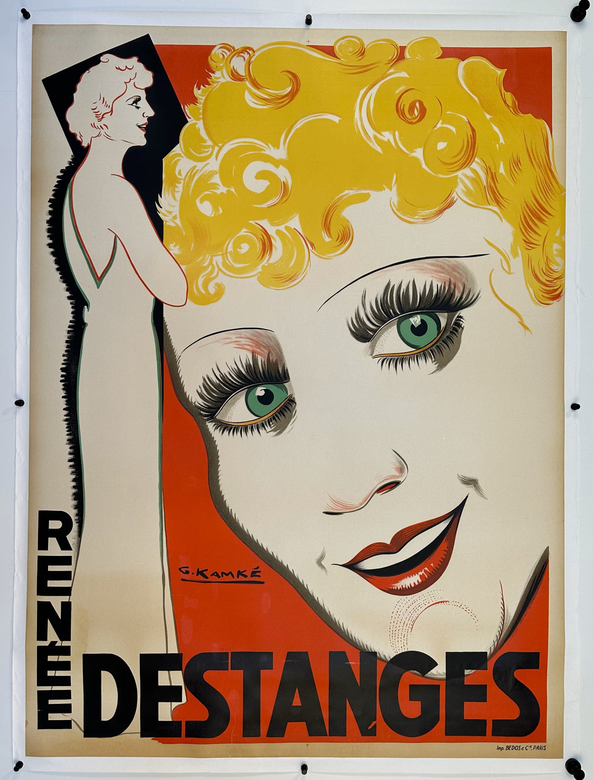 Renée Destanges - Authentic Vintage Poster