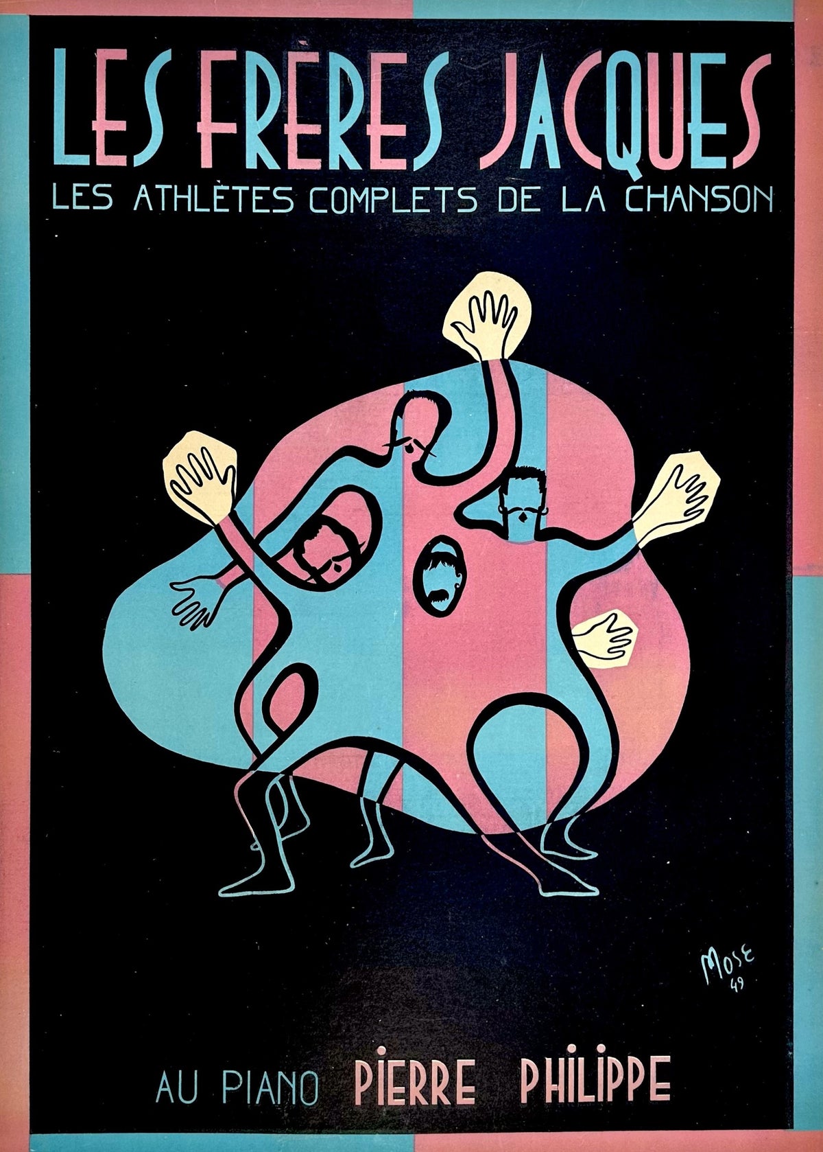 Les Frères Jacques - Authentic Vintage Poster