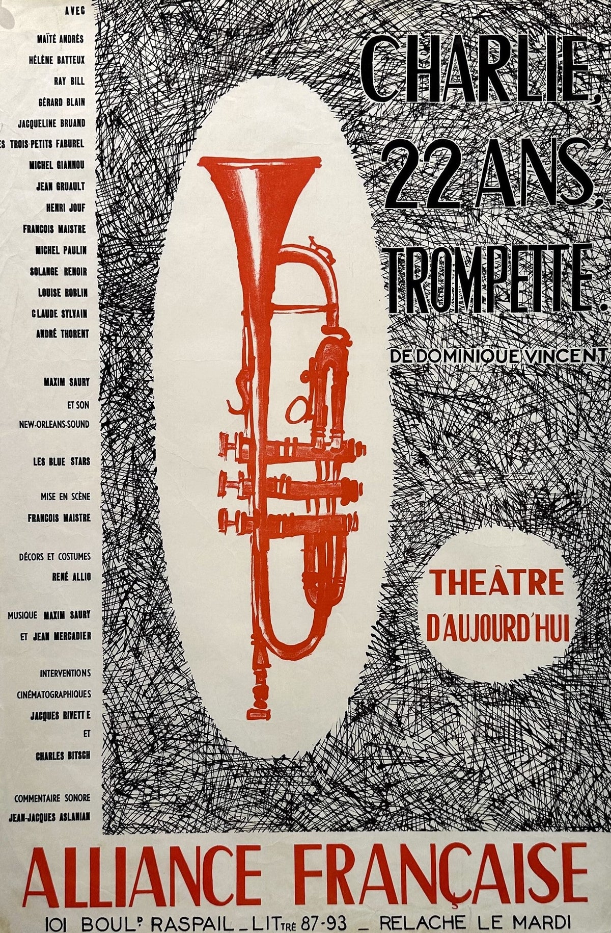 Trumpette Francaise - Authentic Vintage Poster