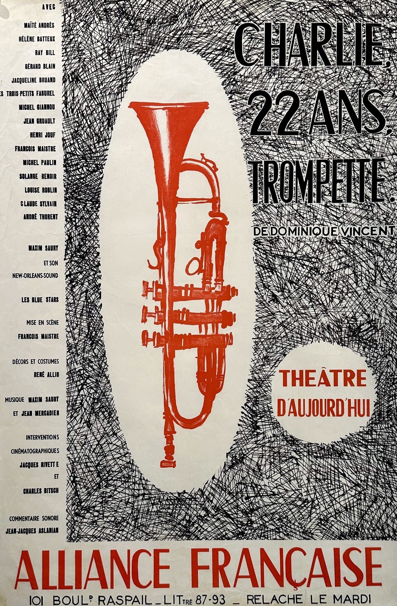Trumpette Francaise - Authentic Vintage Poster