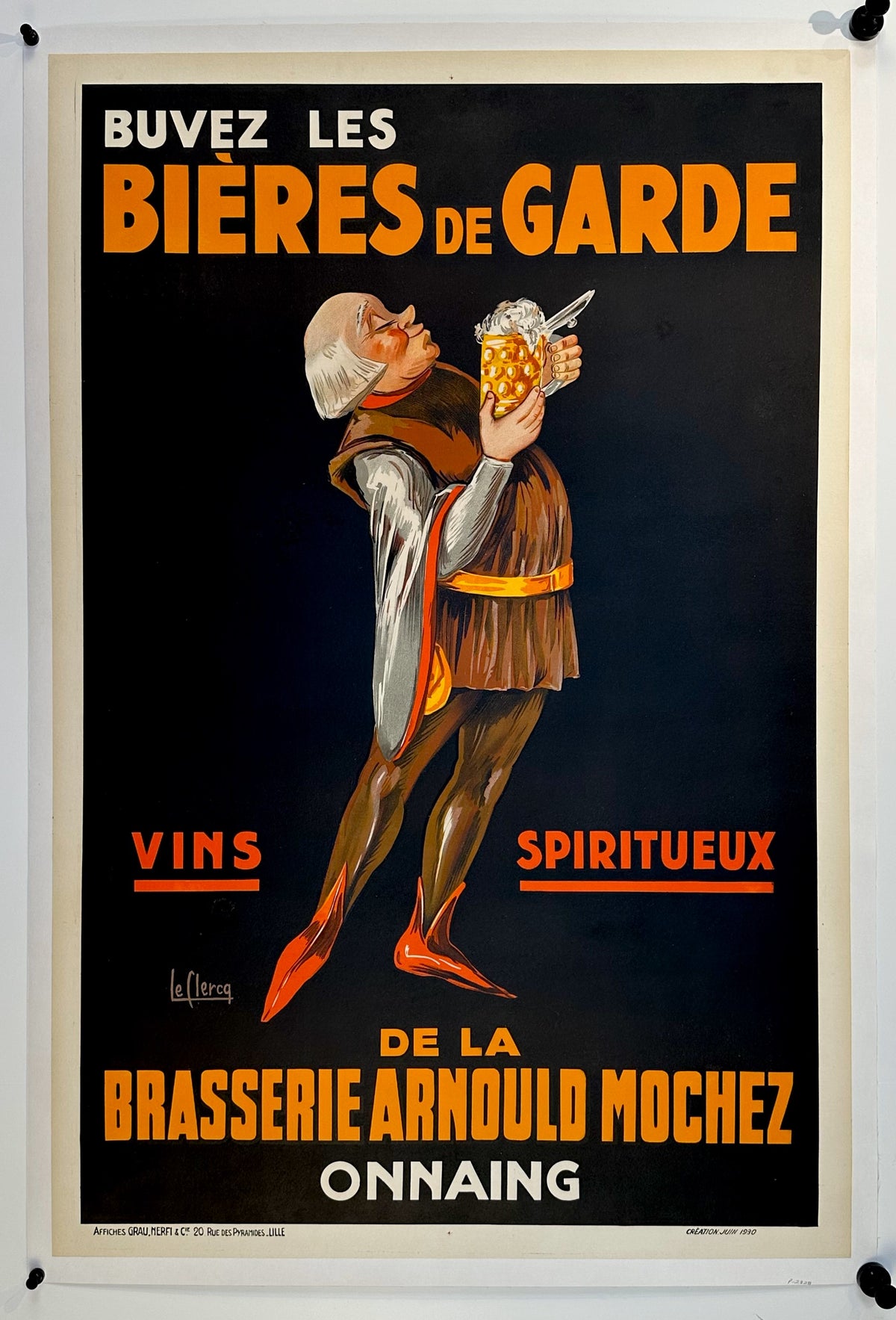 Bieres de Garde - Authentic Vintage Poster