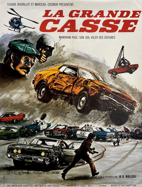 Gone in 60 Seconds- French Release, Original Vintage Poster