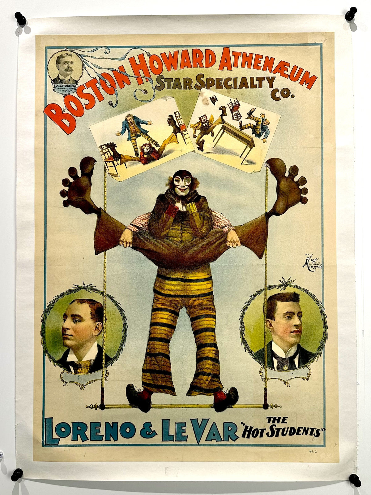 Boston Howard Circus - Authentic Vintage Poster