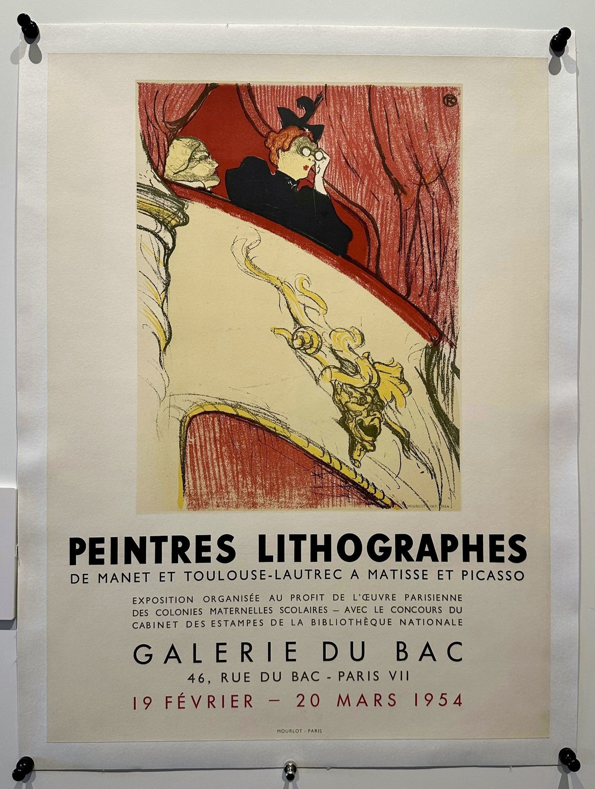 Peintures Lithographes (manet picasso la trec) - Authentic Vintage Poster