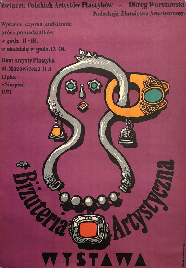 Polish Jewelry Bazar - Authentic Vintage Poster